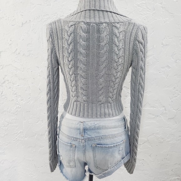 Proenza Schouler for Target Grey Cropped Cardigan - Picture 6 of 7